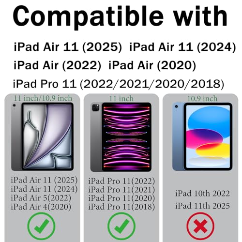 Housse iPad Pro 11 modèle 2022 pour le bureau et les déplacements