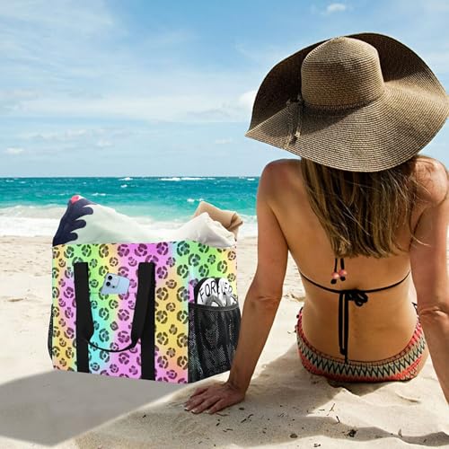 Sac de plage imperméable léopard grand format idéal pour vos vacances