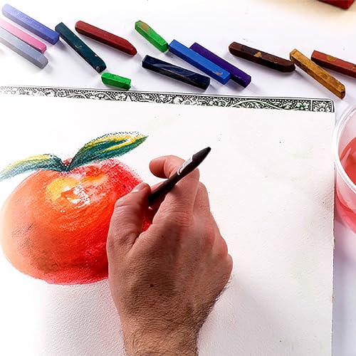 Charvin Artist Colored Chalk Pastels (Set of 48) - Water Soluble, Assorted Pastel Color Sticks for Wet, & Dry Painting by Charvin - Image 3