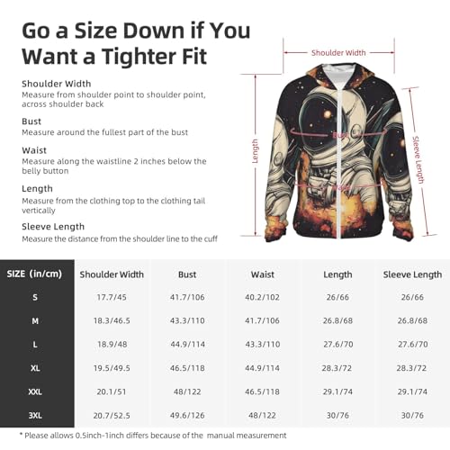 UPF 50+ Sun Protection Hoodie Long Sleeve Rocket Astronaut Sun Shirt Rash Guard Fishing Shirts for Men2