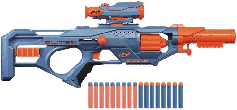 Nerf Blaster Nerf Elite 2.0 Eaglepoint RD-8 avec Lunette et Canon Amovibles