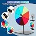 NOLITOY 8-Inch Tabletop Prize Wheel: Acrylic Dry Erase Spinning Wheel with Marker - Portable Game for Classroom, Trade Shows, Raffles and Party Games