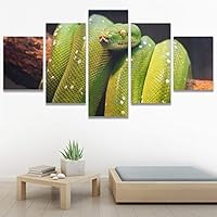 SIGNWIN 5 Panel Canvas Wall Art Coiling Around for Home Decorations Ready to Hang - 60