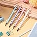 Epakh 4 Piece Air Release Weeding Pen Craft Retractable Adhesive Vinyl Tool Glitter Pin Pen Stainless Steel Weeding Tools for Vinyl for Bubble Removal DIY Craft Project(Elegant Color)