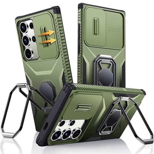 Coque Samsung S24 Ultra XYZ avec protection camera et support double anneau