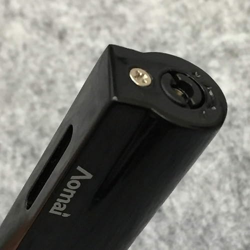 Miniatura 5 de Antorcha de chorro a prueba de viento, llama de butano, encendedor de cigarrillos visible, reemplaza pedernal con bloqueo de llama, negro (2