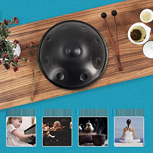 Handpan Drum Instrument en Re menor 9 Notas 22 pulgadas miniatura 5