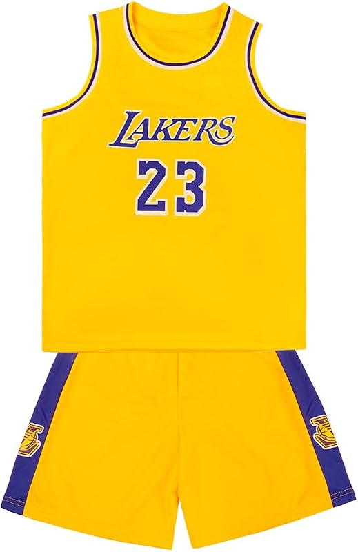 BSBUY Camiset Baloncesto Niños, Trajes Baloncesto Niños sin Mangas, 1 Top + 1 Pantalón Cortos, Conjunto Deportivo de Entrenamiento Niño