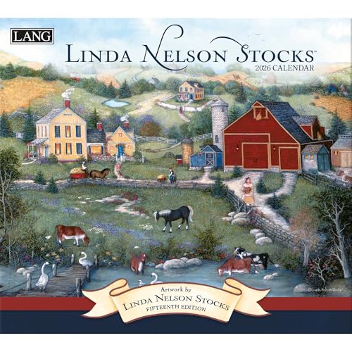 Lang Linda Nelson Stocks 2026 Wall Calendar – 13.4