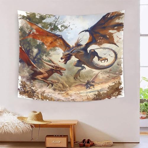 Dragon des ailes 3D tenture murale pour masquer un mur vide