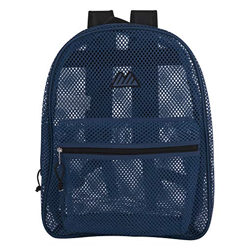 Summit Ridge Mesh Backpacks For Kids, Adults, School, Beach, And Travel, Colorful Transparent Mesh Backpacks With Padded Straps Large #TOP5