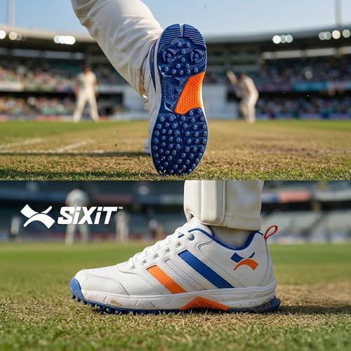 Image of Endura Cricket Shoes for Men, Lightweight Breathable Mesh, TPU Shank Support and Rubber Sole