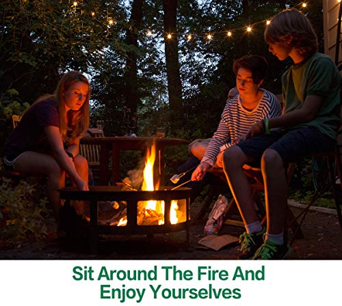 M MCIRCO Marshmallow Roasting Sticks,Set of 12 Pack 45¡° Telescoping Smores Skewers Hot Dog Extending Stainless Steel Forks for Camping, Campfire, Bonfire Kids, Multicolor,Include 20 Bamboo Skewers