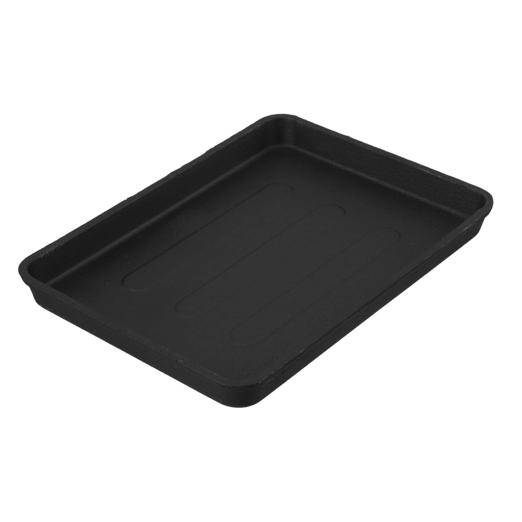 Amazon.co.jp: OFFSCH 鋳鉄製厚手鉄板焼きグリルプレート ローストパン