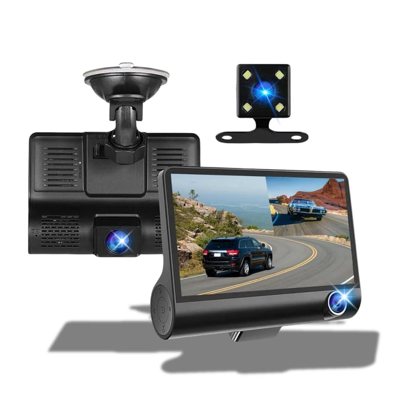 Drumstone 𝟏𝟓-𝐘𝐞𝐚𝐫 𝐖𝐚𝐫𝐫𝐚𝐧𝐭𝐲 1080P Dual Dash Cam for Car | Front & Rear Camera with G-Sensor, Motion Detection, Loop Recording | Wide-Angle Lens & Parking Monitor for Vehicle Safety-image-28