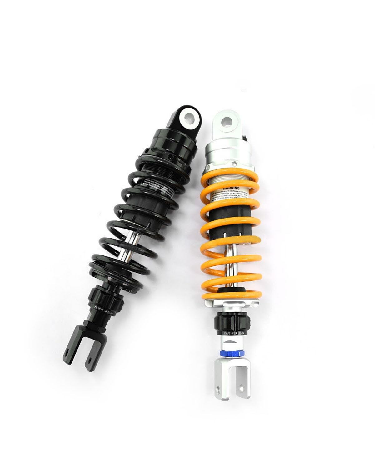 Amortiguador Trasero Ajustable 265-360mm Para Moto Eléctrica | Amortiguador trasero modificación vehículo todoterreno para motocicleta, 1 unidad(Black,320mm slit)