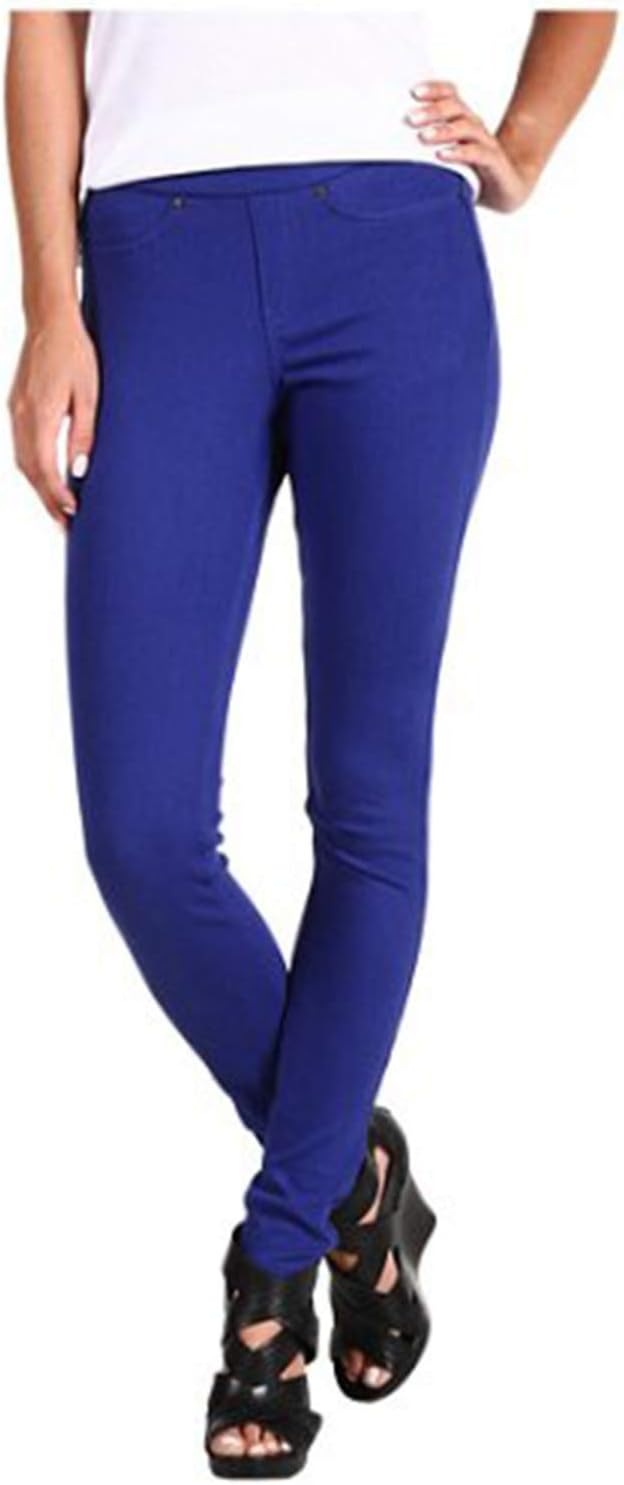 HUE Women's The Original Jeans Solid Leggings