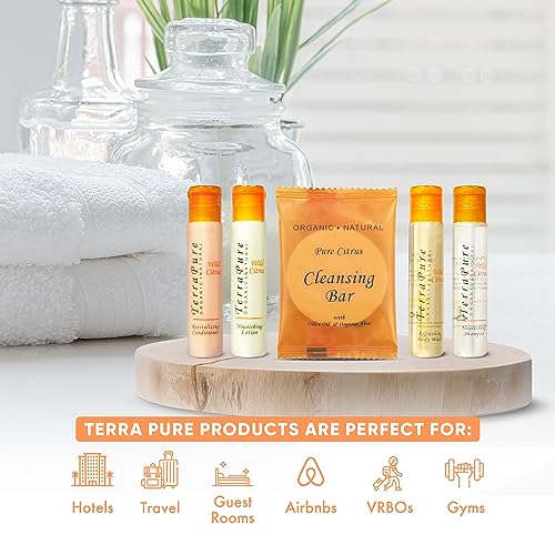 Terra Pure Wild Citrus | 1 oz. Liquids and 1 oz. Bar Soaps | 1-Shoppe All-In-Kit | 150 Pieces - Image 3