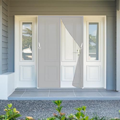 Moustiquaire porte sans perçage pour protéger la maison des insectes - 2