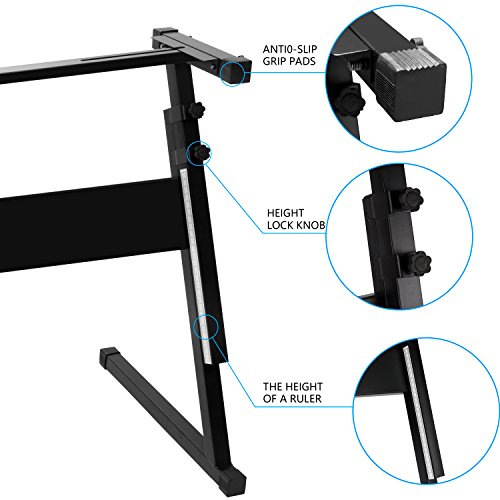 Luvay Keyboard Stand for 61 or 54 keys, ZStyle, Height Adjustable