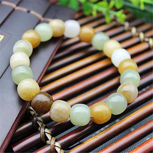 Bracelet en jade blanc de Hetian authentique fini les contrefaçons jonc - 4
