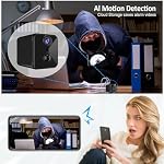 2026 Spy Camera with 64G SD Card,Upgraded 4K WiFi Mini Camera,Free Cloud & SD Storage,100 Days Standby Battery Life, Motion Detection,Pet Camera APP Control Nanny Cam for Home Surveillance
