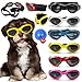 犬用サングラス uvカット 犬 ゴーグル 小型犬 サングラス 中型犬 犬用メガネ 折りたたみ 犬の眼鏡 軽量 調整可能 水泳 曇り止め 防塵 防風 紫外線対策 アウトドア 散歩 お出かけ用 猫 ペット メガネ 目の保護 写真撮影 アクセサリー ペット用品