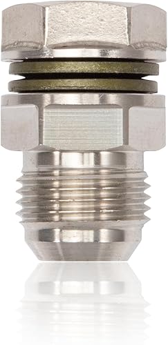 Miniatura 7 de 315-04301-010 Adaptador de tapón de drenaje de retorno de aceite 10AN Turbo Cárter de aceite Bung Fitting Sin soldadura Reemplazar 31504301010