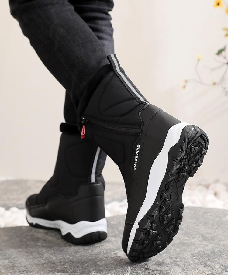 Women's Winter Snow Boots Warm Fur Lined Waterproof Non-slip Z