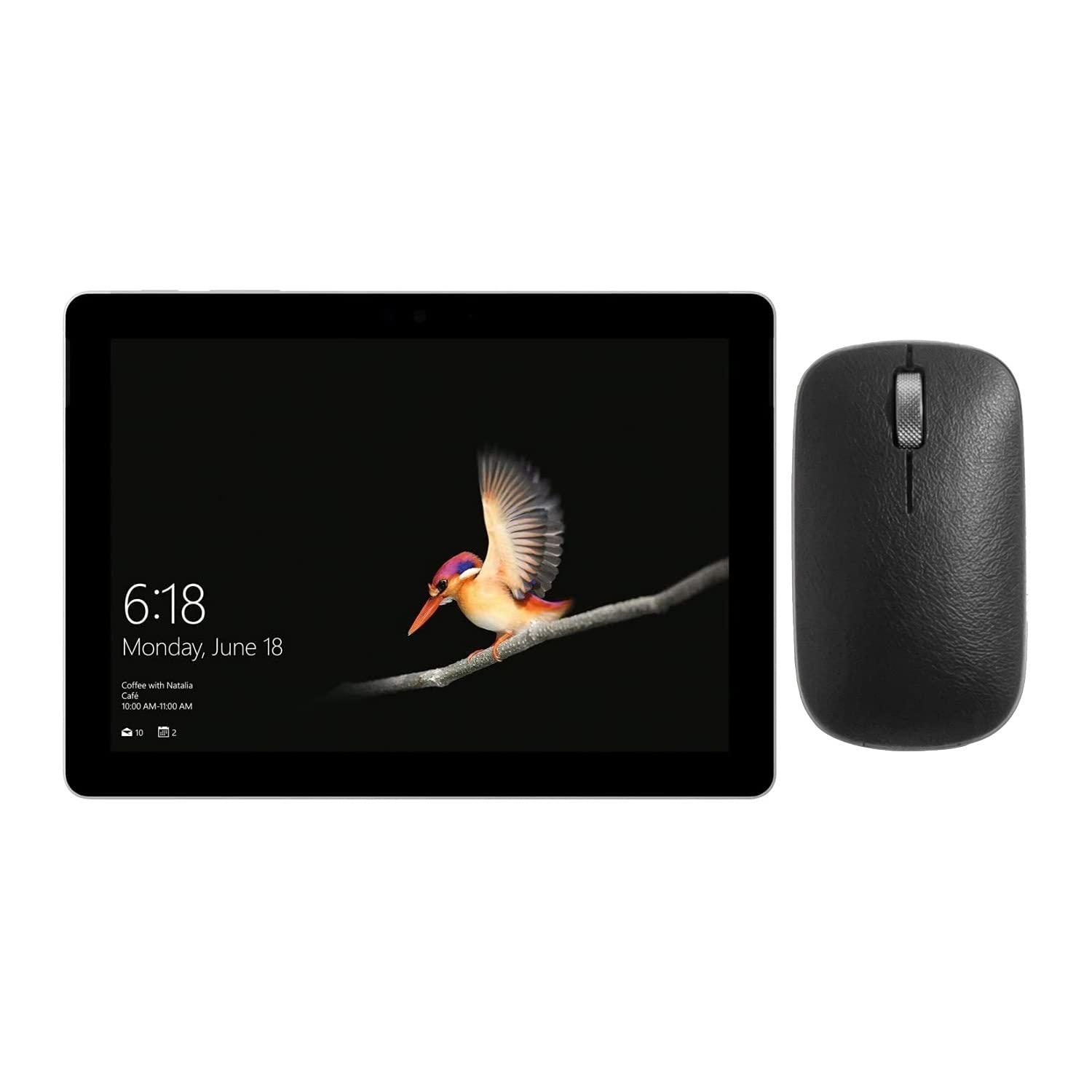 Microsoft Surface Go Pentium Gold 4415Y 128GB Tablet with Bluetooth Mouse Bundle (Renewed) (2 Items)