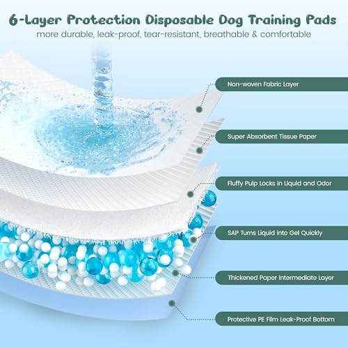 Image of Extra Large Puppy Pads 28 inch x 34 inch-30 Count, Super Absorbent Dog Pee Pads Quick Drying Leak-Proof X-Large Dog Training Pads Disposable Training Pads for Dogs Puppies Cats