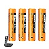HHR-75AAAB NI-MH Akku 700mAh (1.2V) für Panosonic Schnurlos Telefone, Wiederaufladbare Batterien AAA für Gigaset Mobilteile - 4 Stück