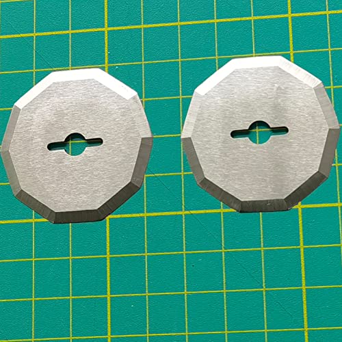 ALHXGUSLO 2-Pack WA2300 Blades Replacement Rotary Blades Compatible with Worx ZipSnip Cordless Electric Scissors, Replacement Blades (1-1/2\"),Fits RC2600K, RC2601, RC2602, WX080L, WX081