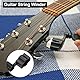 QUARKZMAN 5 Stück Schwarzer Gitarrensaitenwickler Cutter Stiftzieher 3 in 1 Multifunktionales Gitarrenwartungswerkzeug Saitenstiftwickler Saitenschneider Stiftzieher für Gitarre Bass Ukulele