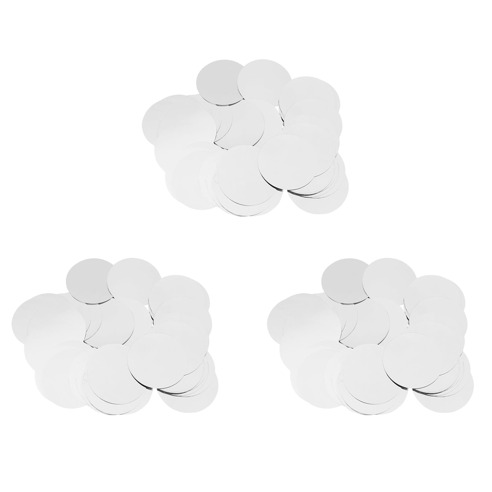 Hndhbfgrt 300Pcs Wine Pourer Spout Pourer Disk Drip Pouring Bar Party Wedding Tool Silver