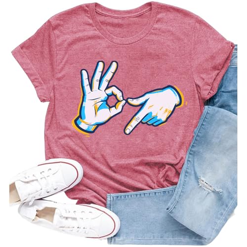 Cutesong 67 Shirts for Women & Teens Six Seven Hand
