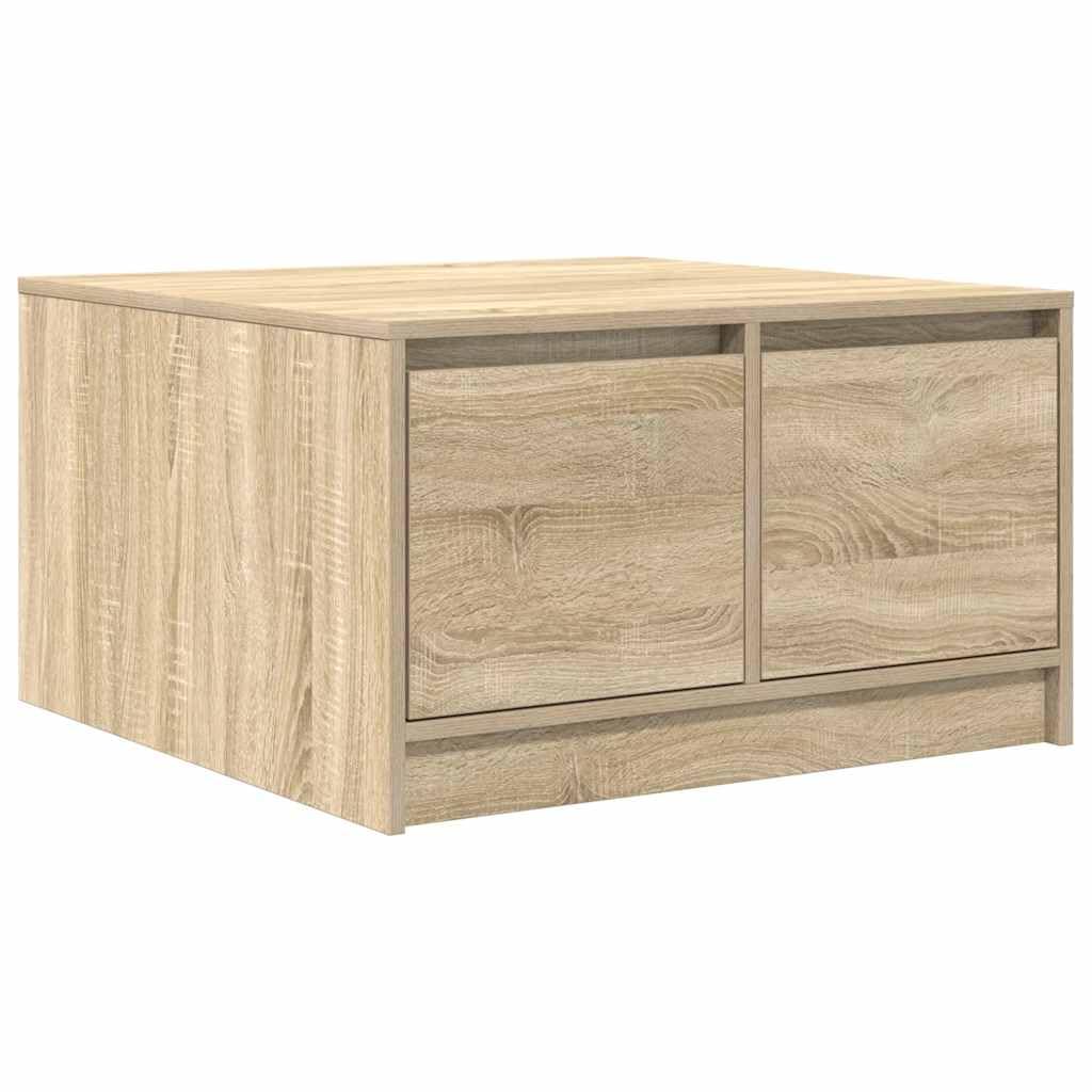 vidaXL Couchtisch mit Schubladen Sonoma-Eiche 70,5x70x40 cm