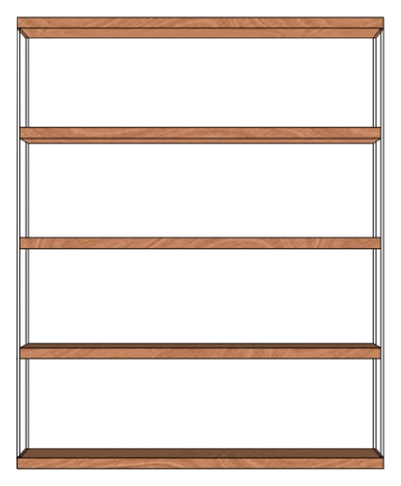 Acrylic Storage Display Case, Acrylic Display Case With Wooden Base Transparent Multiple Sizes((LxWxH)40x8x50cm)