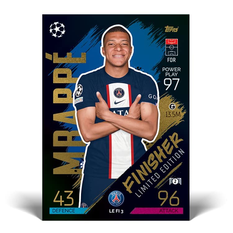 22/23 Topps KYLIAN MBAPPE THE MAN /299シリ 22/23 Topps KYLIAN MBAPPE THE MAN /299シリ