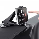 Tsumbay Car Phone Holder Dashboard Cellphone Mount Mobile Clip Stand HUD Design for Smart Phone(3.0-6.5inch)