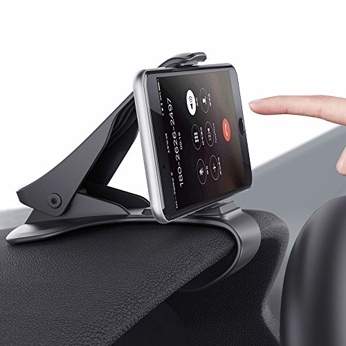 Tsumbay Car Phone Holder CH01 Dashboard Cellphone Mount Mobile Clip Stand HUD Design for GPS and Smart Phone(3.0-6.5inch), Smooth