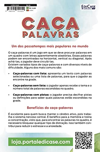 Livro Caça-Palavras Infantil 34: Nível Fácil - Conheça novas palavras e aprenda enquanto brinca!