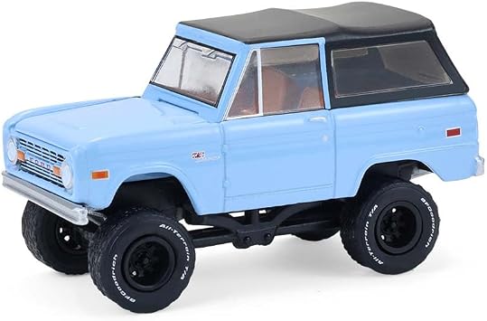 OBT Greenlight 1/64 1972 Ford Bronco Custom SUV Vehicle, Barrett-Jackson Series 16 37330-F