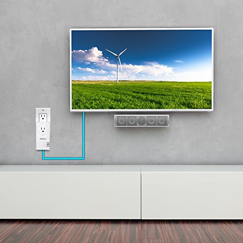 Image of TRENDnet Powerline 1300 AV2 Adapter with Built-in Outlet, Gigabit Port, IEEE 1905.1 & IEEE 1901, Range Up to 300m (984 ft.), TPL-423E, White