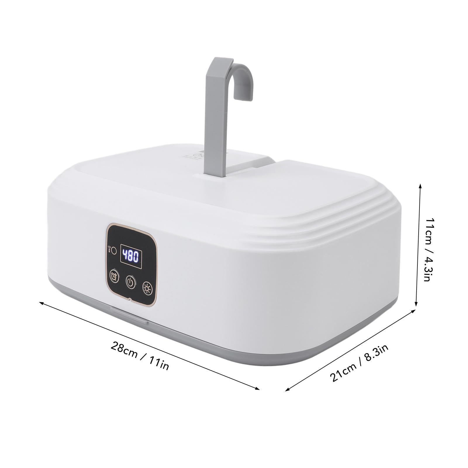Asciugatrice Portatile, Asciugatrice Compatta da 600 W con Timer e Telecomando, Asciugatrice da Viaggio Pieghevole Silenziosa Ad Asciugatura Rapida, Mini Stendibiancheria per