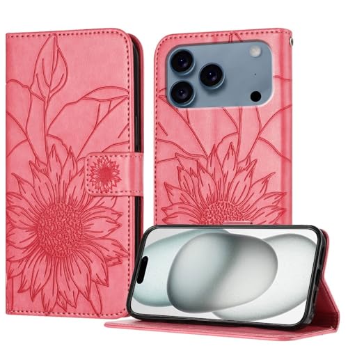 Étui iPhone 12 Pro rose résistant aux rayures et chocs avec flip arrière