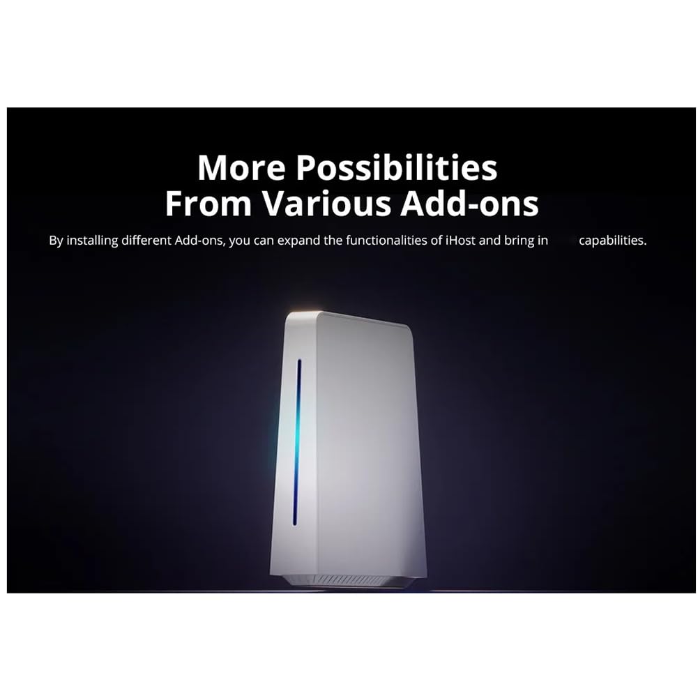 IHost Smart Home Hub AIBridge Zigbee 3.0 Gateway Matter Servidor Local Privado para Dispositivos Wi-Fi LAN Abierta (4 GB)