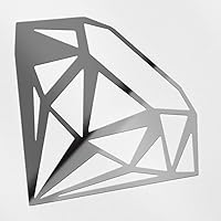 Vista 22 de Calcomanías transparentes de diamante cómic (oro metálico) Calcomanías de vinilo impermeables de alta calidad para teléfono portátil, accesorio