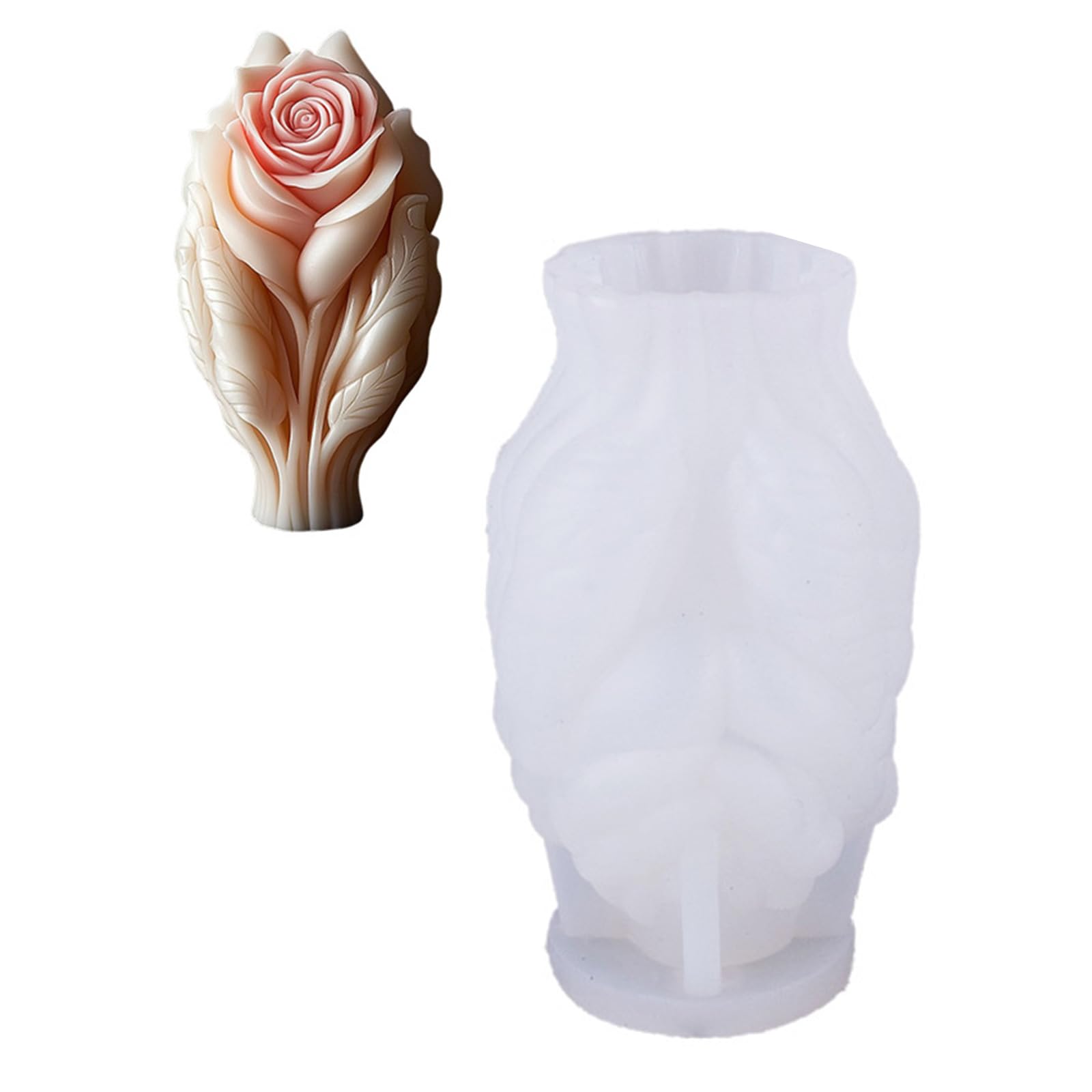 Shurhome Molds Castings MouldsHand Holding Flowers Silicone Epoxy Resin Plasters Hand Holding Flower