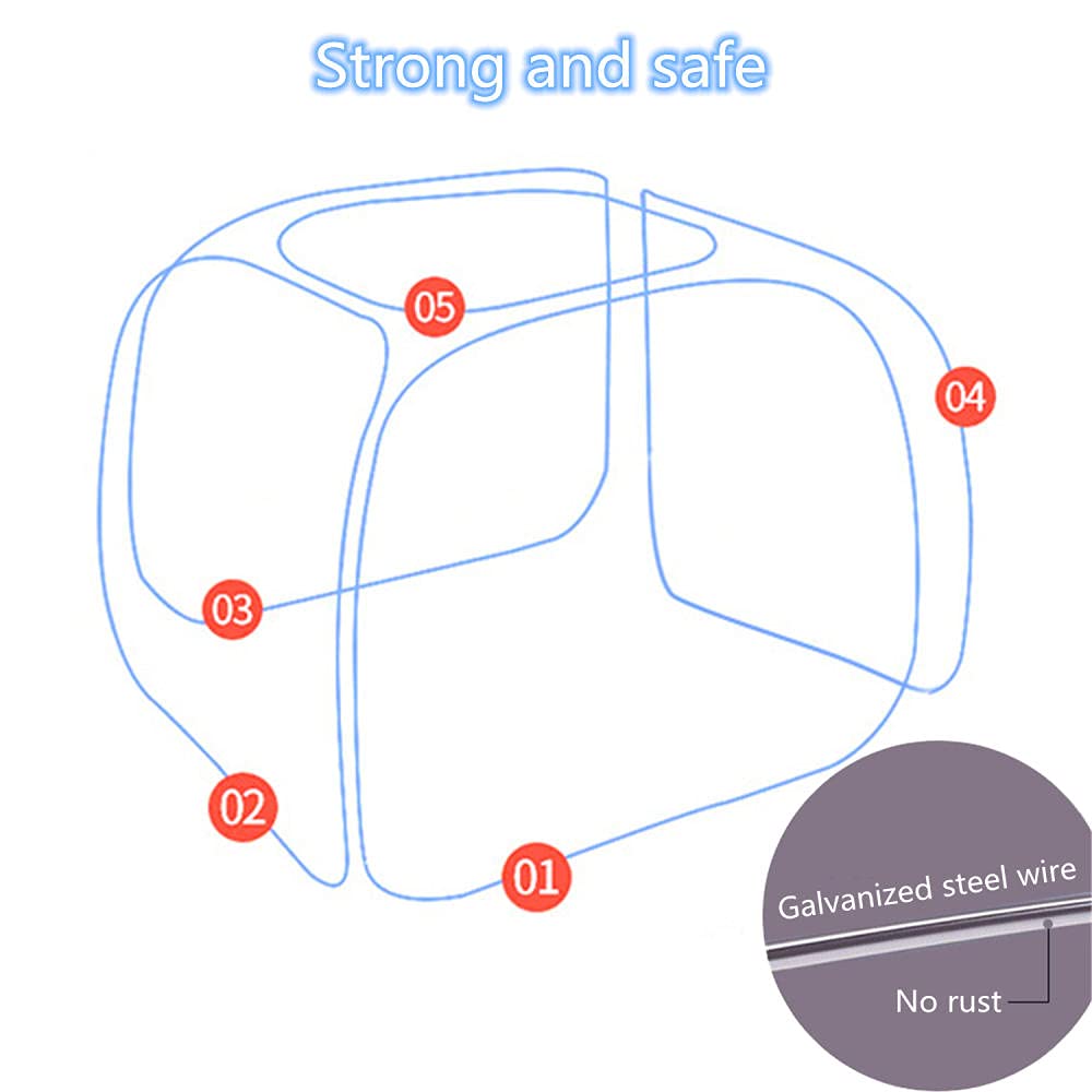 Moustiquaire portable, tente de lit pliable, idéale pour la maison ou les voyages, maille fine pour lit, 120 x 200 cm